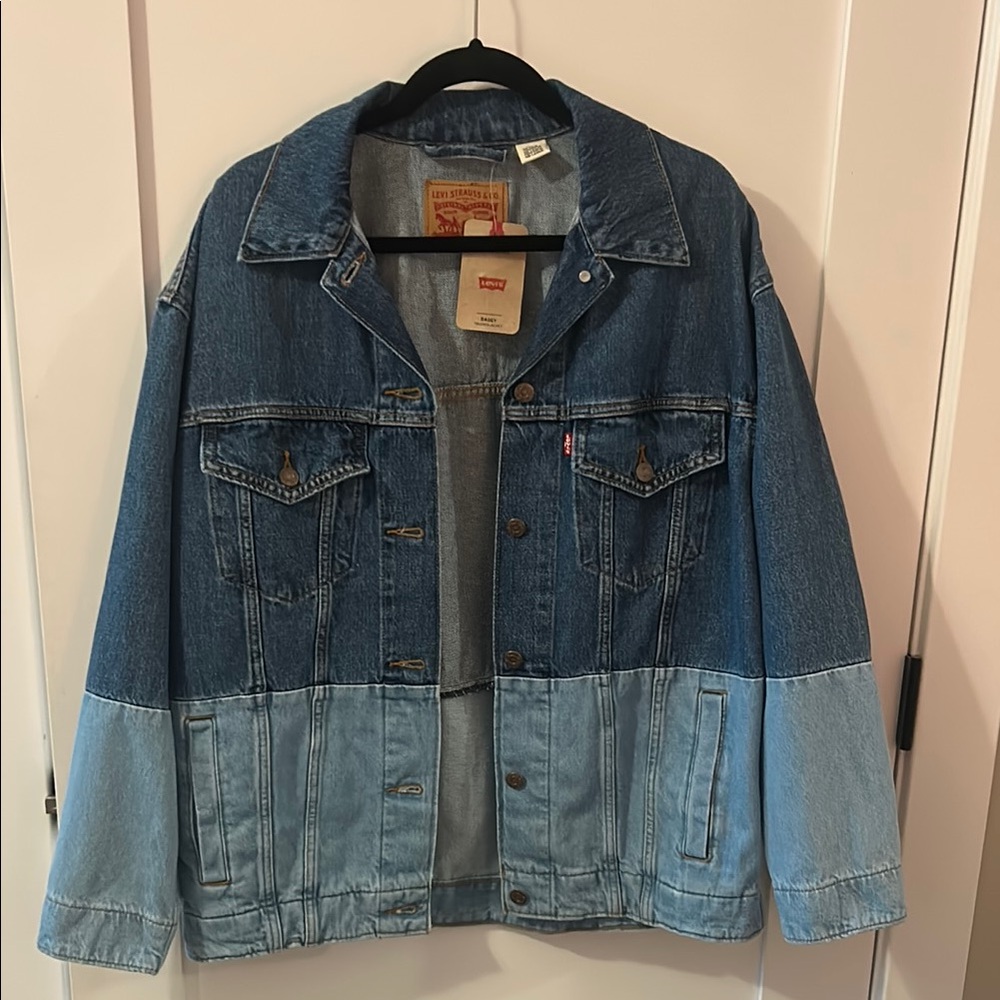 Levi's Blue Contrast Denim Jacket